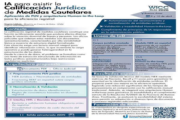 IA para asistir la Calificación Jurídica de Medidas Cautelares
